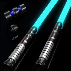 2-in-1 Detachable Lightsaber Toy - 20 Colors, 4 Modes & Sounds, Type-C